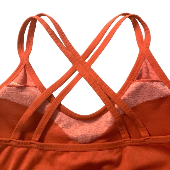 PRO FIT 2 PIECE SEAMLESS ATHLETIC BRAS/ BLACK & CORAL/ Size L - Picture 6 of 10